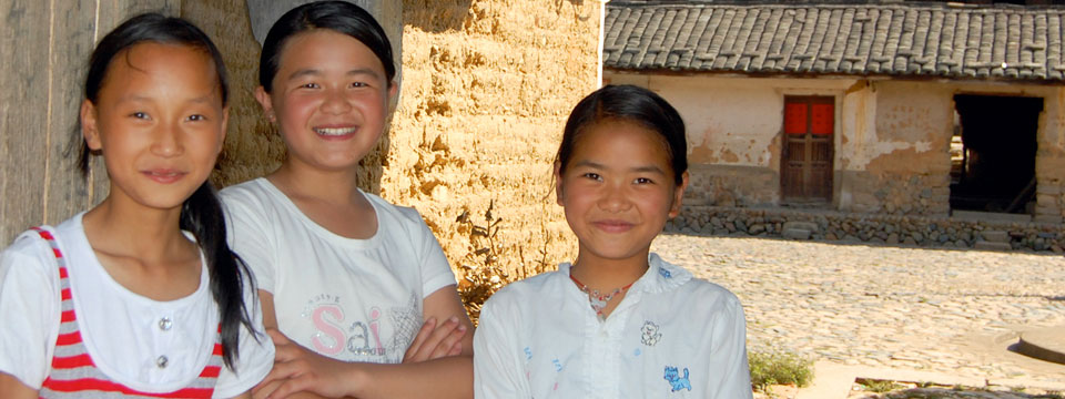 Support GHF - Local children in Fujian Province, China, the location of GHF's newest project in China.