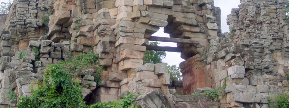 Principal Threats to Heritage - Site suffering from neglect,  Banteay Torp, Cambodia.