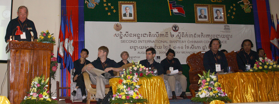 Partnerships - GHF participates in the Second International Banteay Chhmar Conference in Sisophon, Cambodia.